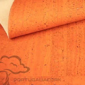 Cork leather Orange
