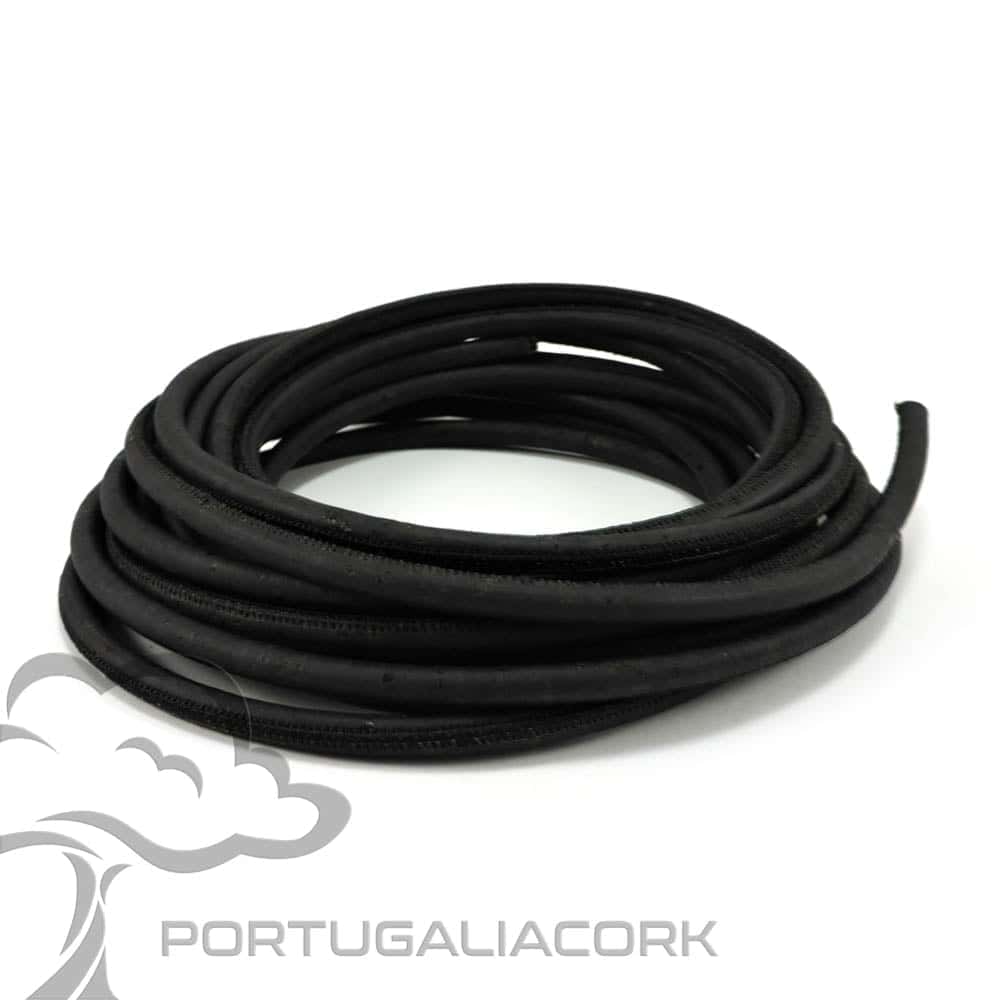 Cork cord 5 mxm black