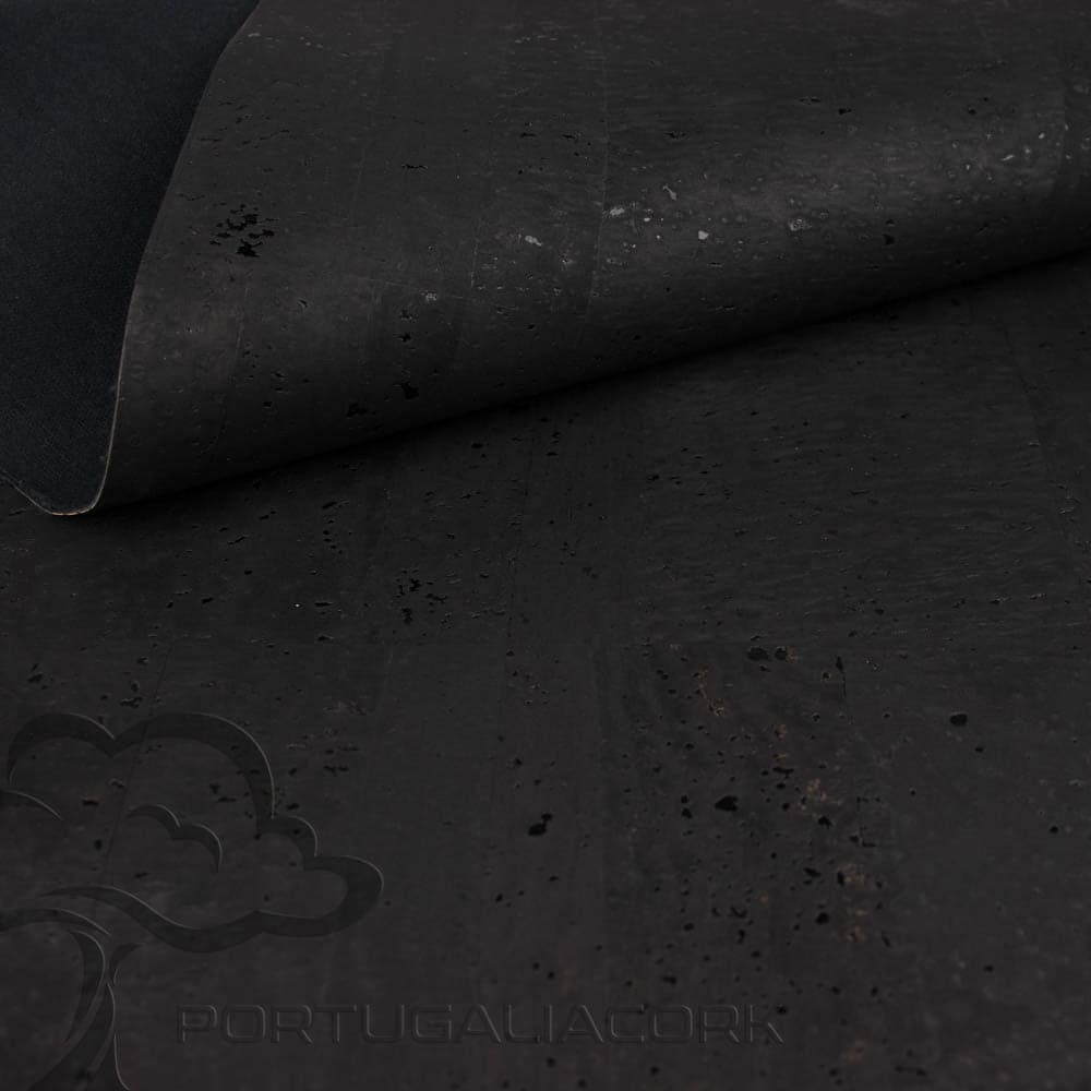 Cork fabric Black