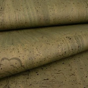 Cork leather Army green