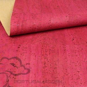 Cork fabric Pink