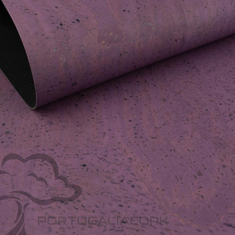 Cork fabric Purple