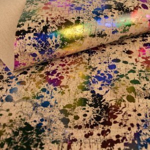 Cork fabric printing Rainbow