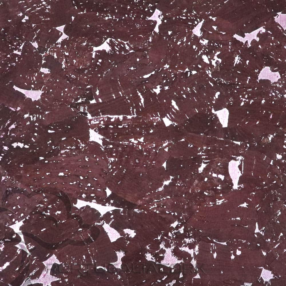 Cork leather Glossy Marble Purple