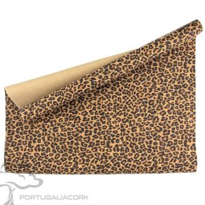 Cork leather printing Leopard