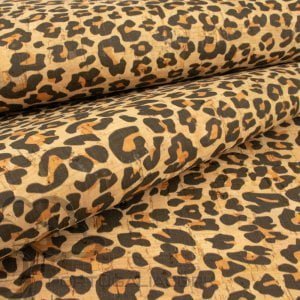 Cork fabric Leopard