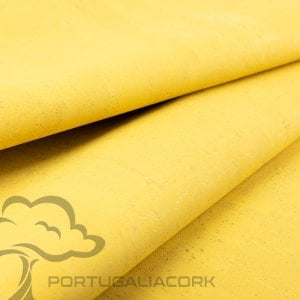 Cork leather Illuminating yellow