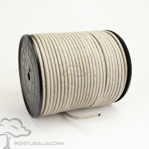 Cork cord 5,5 mm grey