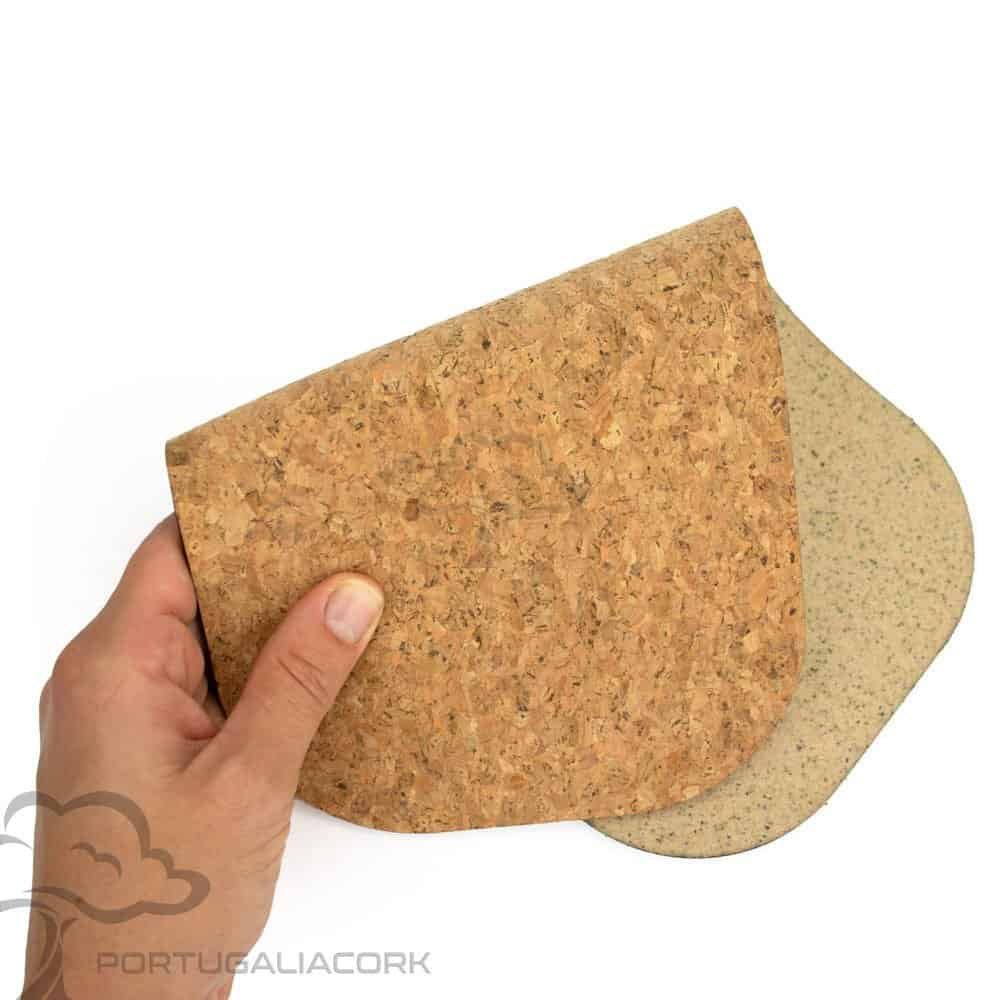 Mini cork yoga mats set