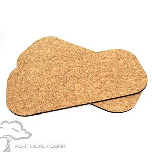 Mini cork yoga mats set