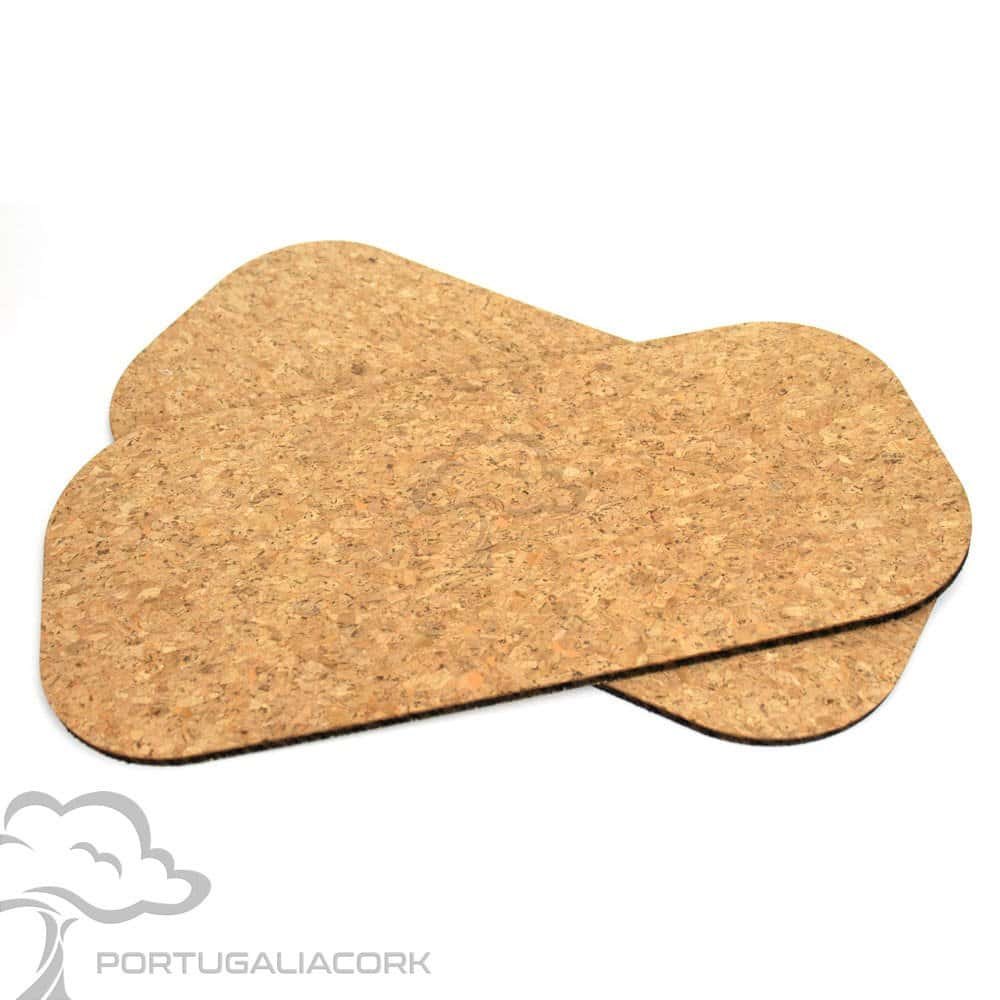 Mini cork yoga mats set